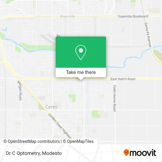 Dr C Optometry map