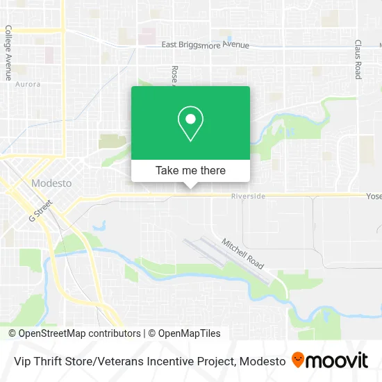 Vip Thrift Store / Veterans Incentive Project map