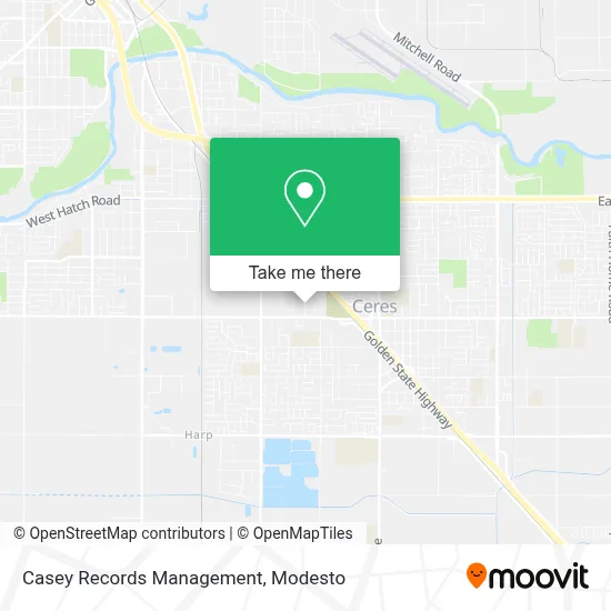 Casey Records Management map