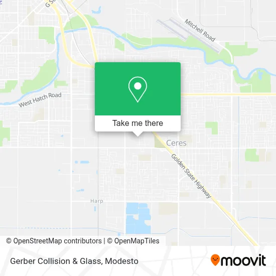Gerber Collision & Glass map