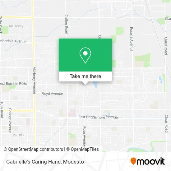 Gabrielle's Caring Hand map