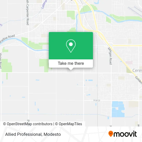 Allied Professional map