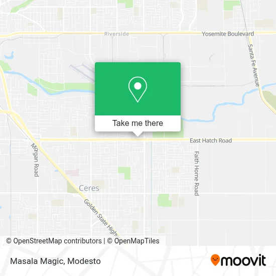 Masala Magic map