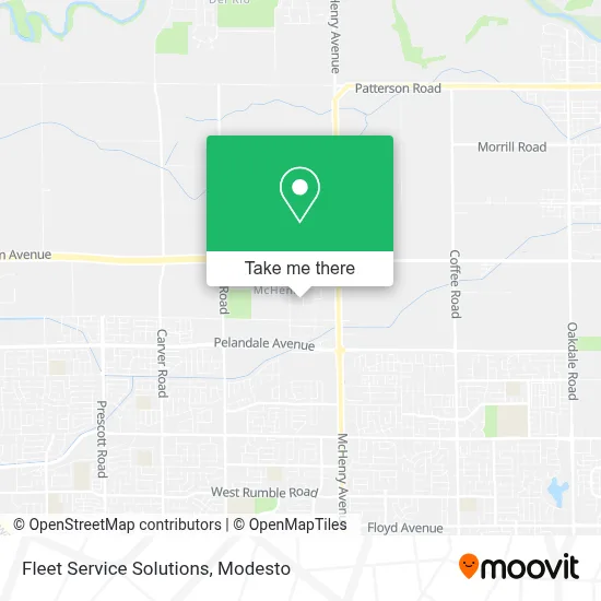 Fleet Service Solutions map