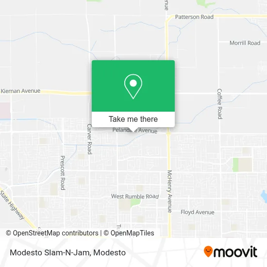 Modesto Slam-N-Jam map