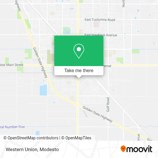 Western Union map