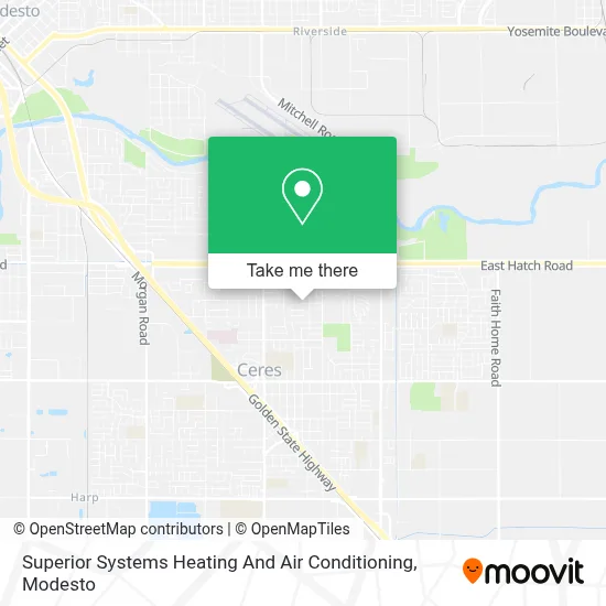 Superior Systems Heating And Air Conditioning map