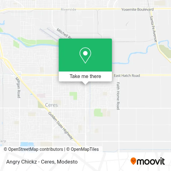 Angry Chickz - Ceres map