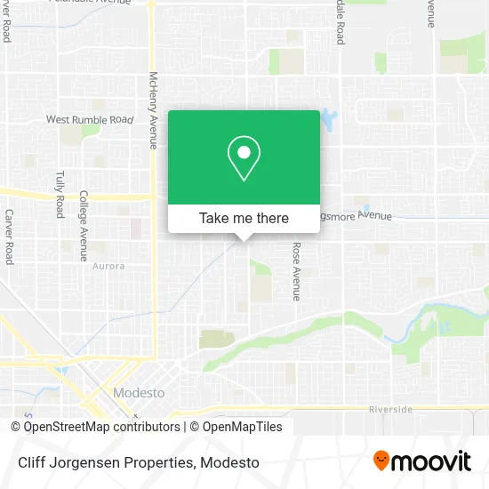 Cliff Jorgensen Properties map