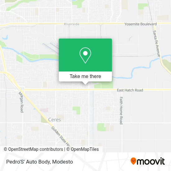 Pedro'S' Auto Body map