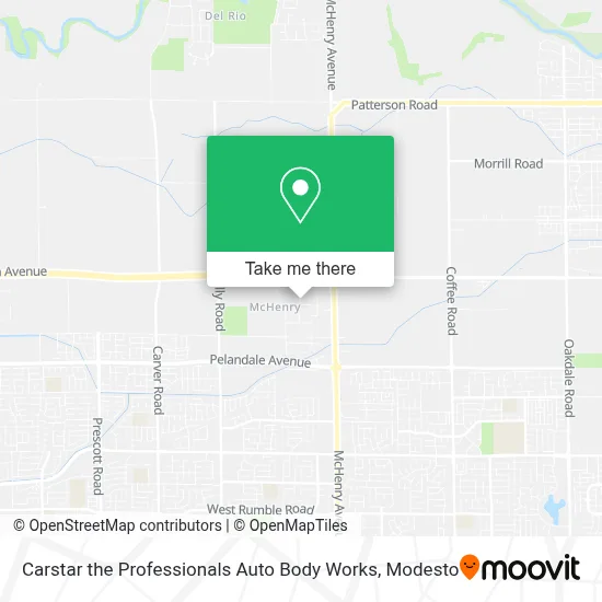 Carstar the Professionals Auto Body Works map
