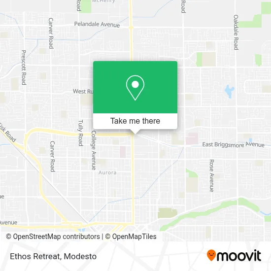 Ethos Retreat map