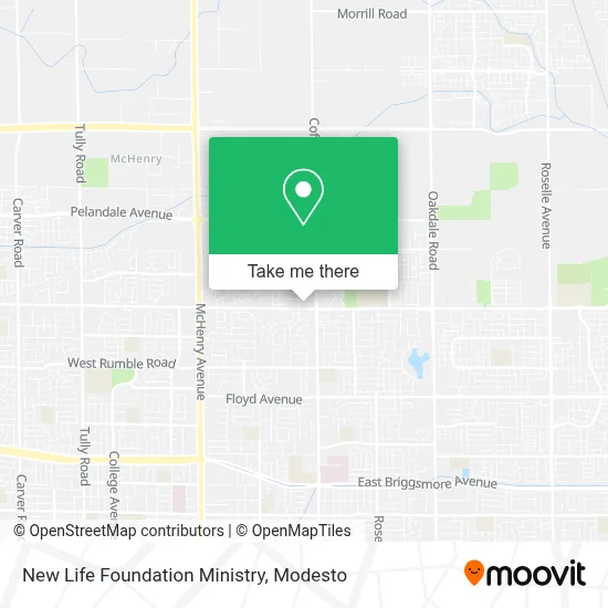 New Life Foundation Ministry map