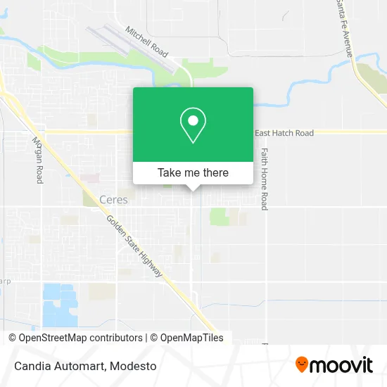 Candia Automart map
