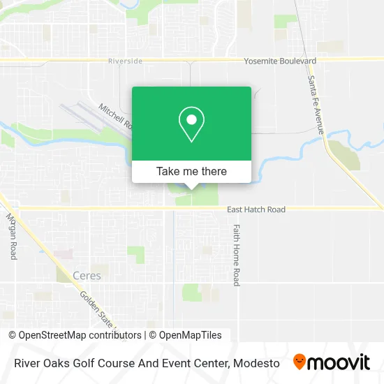 River Oaks Golf Course And Event Center map