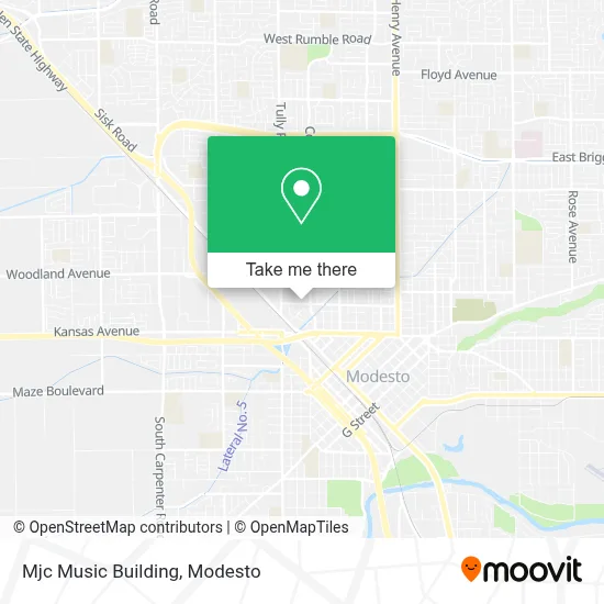 Mjc Music Building map