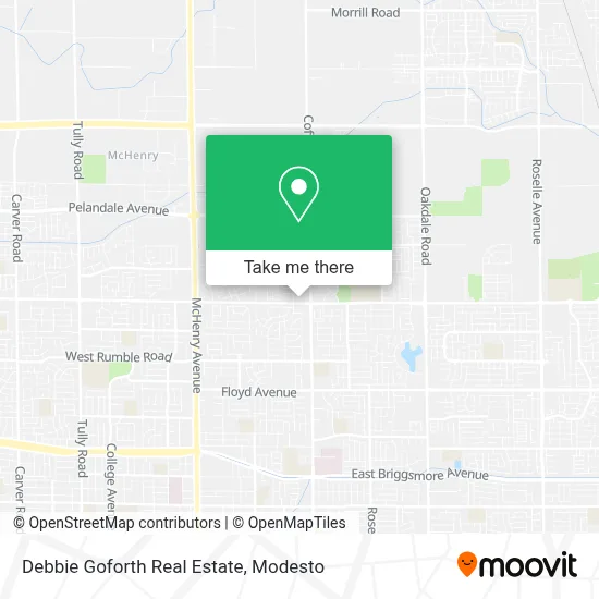Debbie Goforth Real Estate map