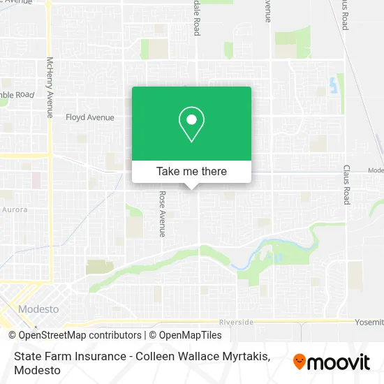 State Farm Insurance - Colleen Wallace Myrtakis map