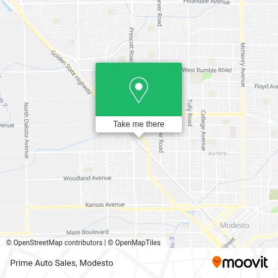 Prime Auto Sales map