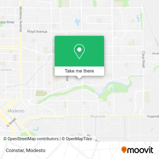 Coinstar map