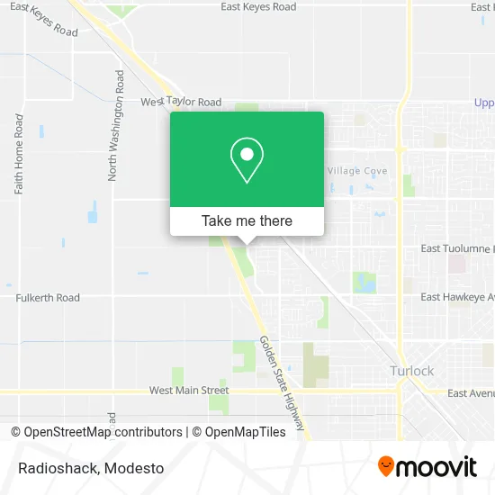 Radioshack map