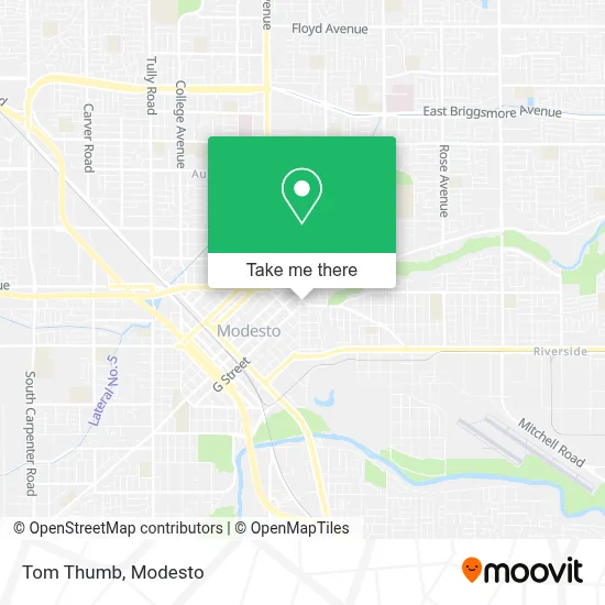 Tom Thumb map