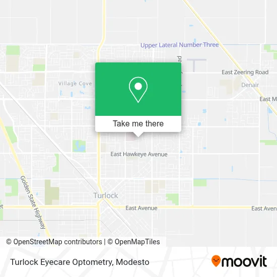 Turlock Eyecare Optometry map
