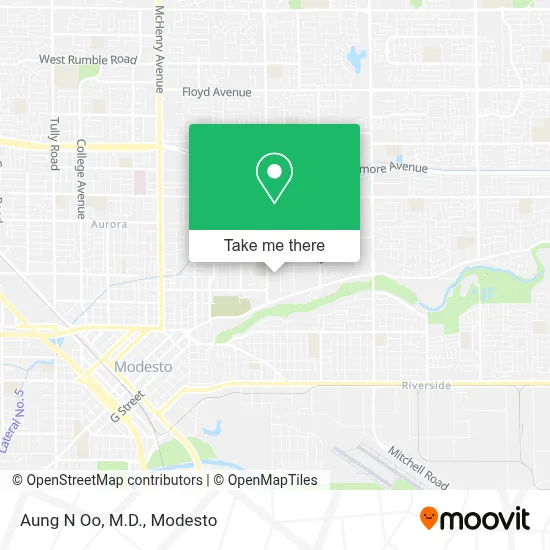 Aung N Oo, M.D. map