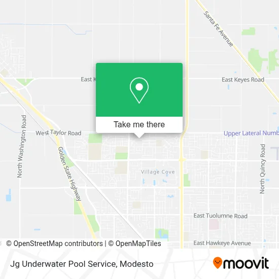 Jg Underwater Pool Service map