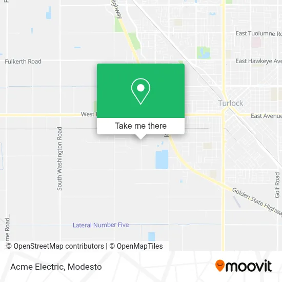 Acme Electric map