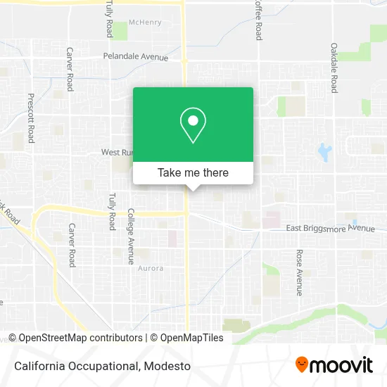 California Occupational map