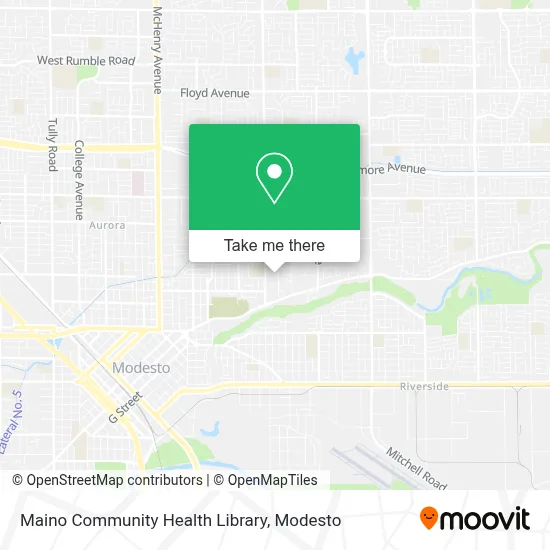 Maino Community Health Library map