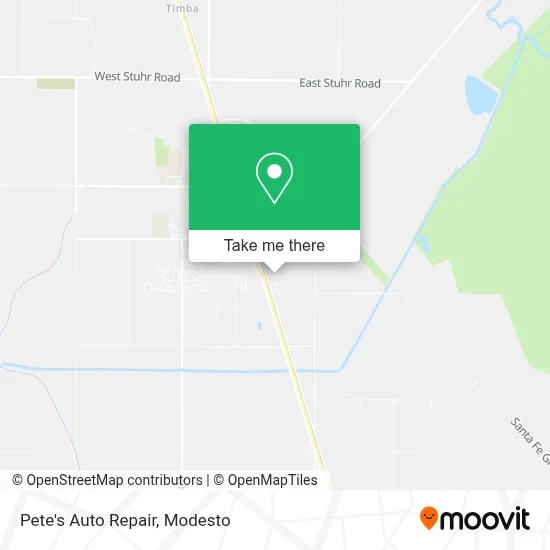 Pete's Auto Repair map