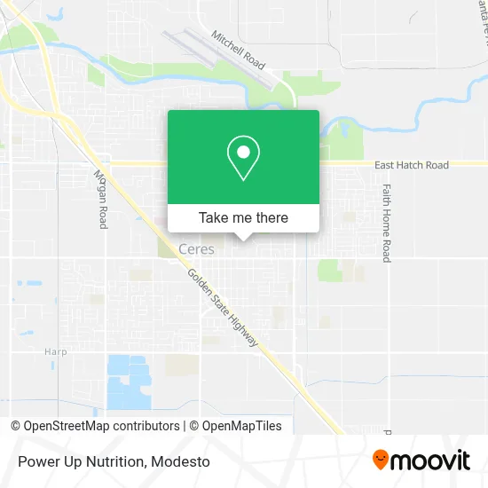 Power Up Nutrition map