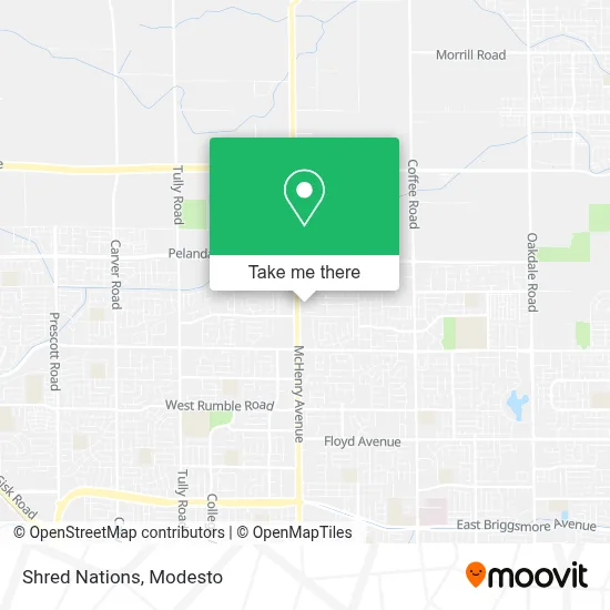 Shred Nations map