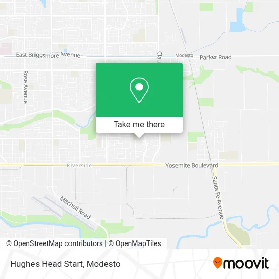Hughes Head Start map