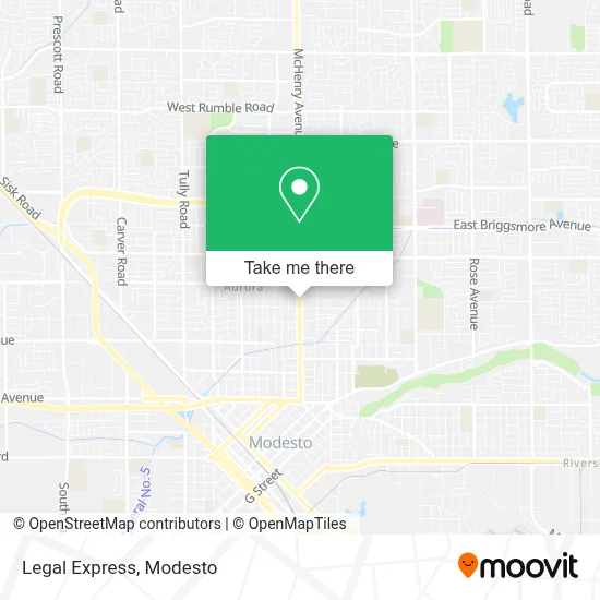 Legal Express map