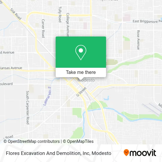 Flores Excavation And Demolition, Inc map