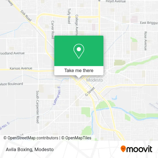 Avila Boxing map
