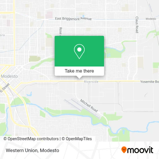 Western Union map