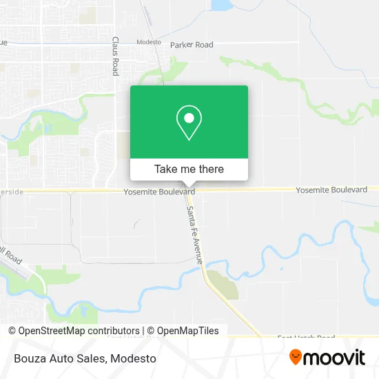 Bouza Auto Sales map