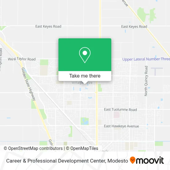 Career & Professional Development Center map