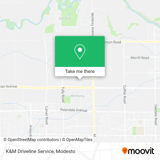 K&M Driveline Service map