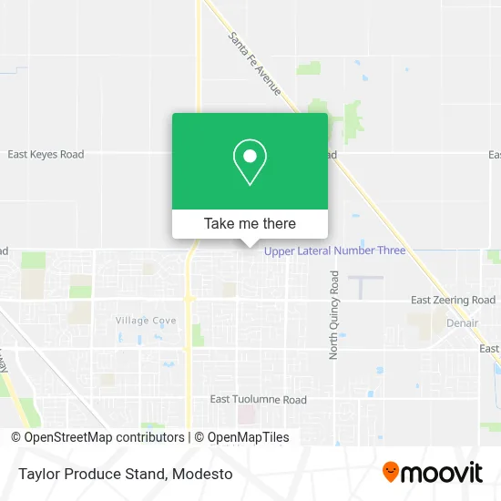 Taylor Produce Stand map