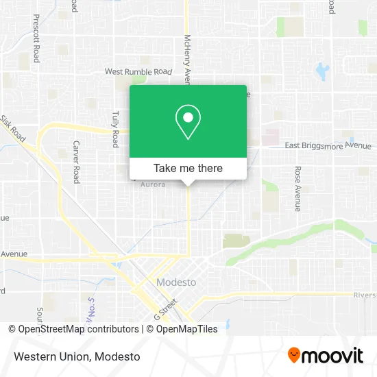 Western Union map