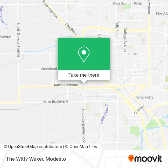 The Witty Waxer map