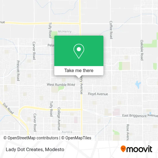 Lady Dot Creates map