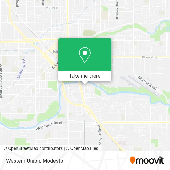 Western Union map