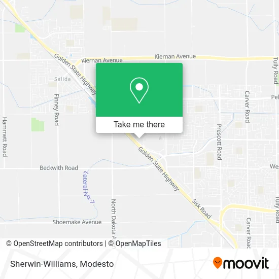 Sherwin-Williams map