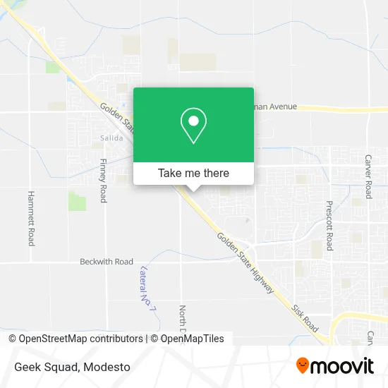 Geek Squad map